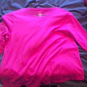 A Dark Pink Shirt